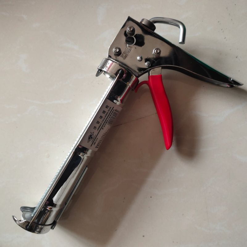 Jinmao 117-tooth glass glue gun six-bearing upgraded plastic handle reinforced 12 times to the end