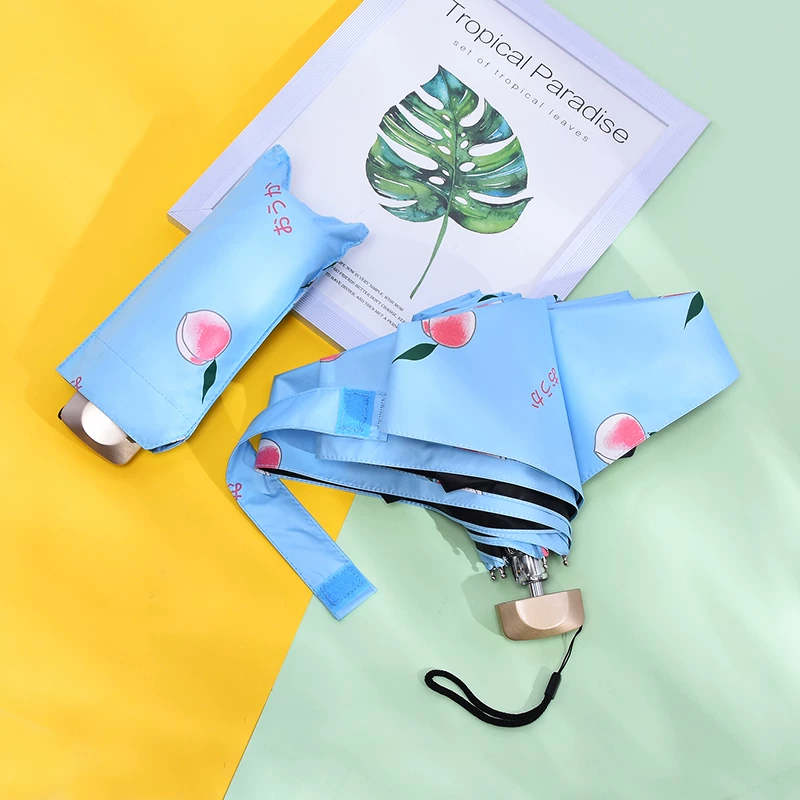 Small automatic fresh umbrella, fully automatic, sun protection, UV protection