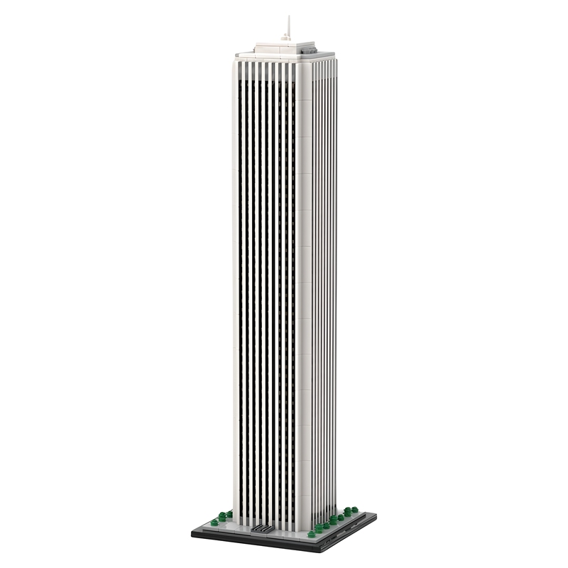 In-Stock Small Particle Moc-149137 Street View Building Skyline Building Blocks Educational Toy Model Gift Ornament