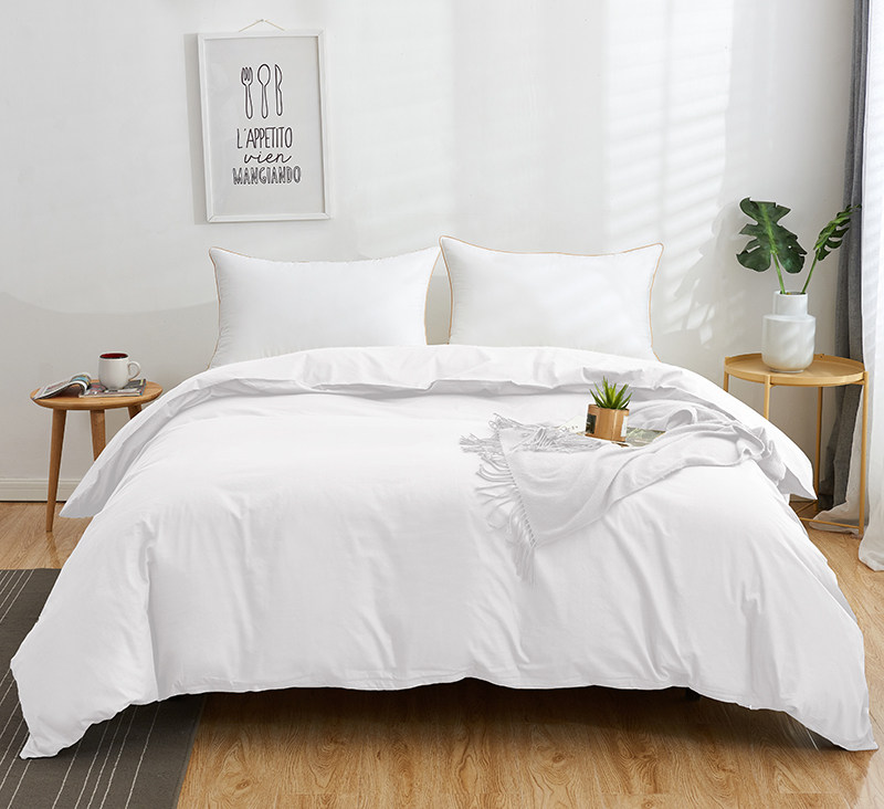 Pure cotton cotton new 40s simple cotton solid color single product quilt cover cotton student dormitory single double single quilt cover