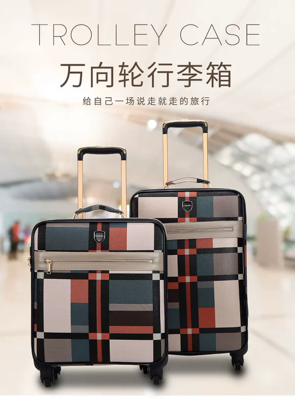 MiGbao Vali Da Nam Kinh Doanh Mới Nhỏ Vali Nội Trú Nữ Mật Khẩu Hộp Dung Tích Lớn Xe Đẩy Ốp Lưng kinh nghiệm mua vali đi du lịch