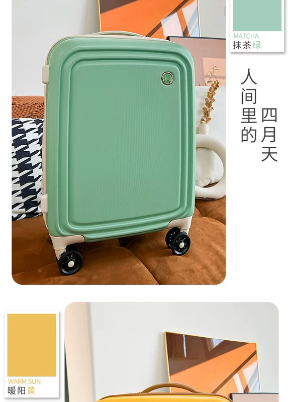 Vali Migburg có thể lên máy bay cho nam và nữ khóa mật khẩu bánh xe đa năng nhẹ xe đẩy trường hợp sinh viên trường hợp PC công suất lớn vali pisani lani