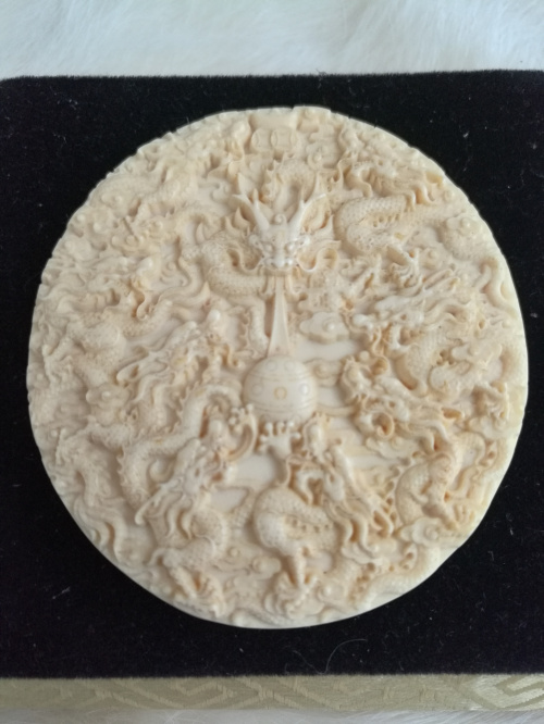 Wannien Jixiong Natural Mengmao Ivory (Nine Dragons Beads) DIY accessories Nine Dragons