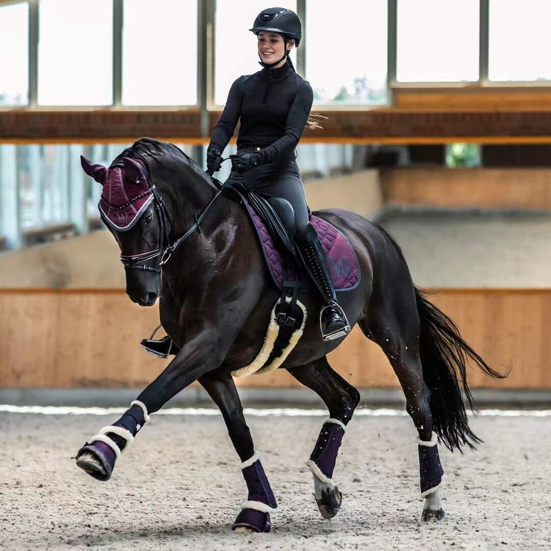 Wool horse leggings horse foot bag multi-functional horse leggings dance step horse leggings flat leggings XXLXLLMS No.