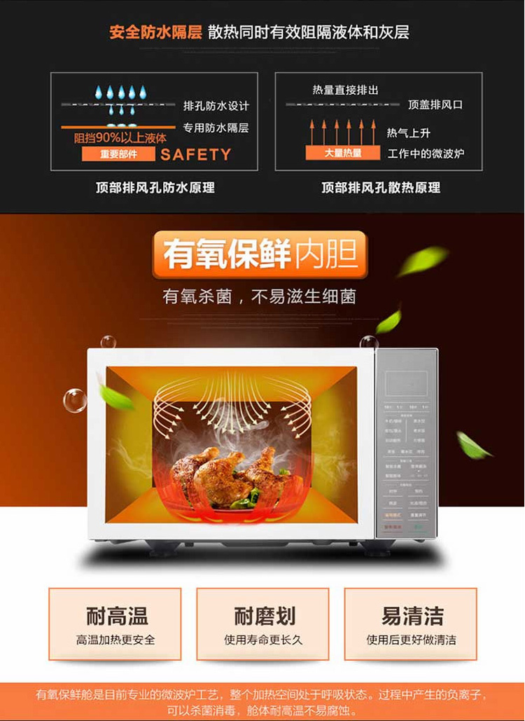 Lò vi sóng thông minh phẳng nhà Galanz Glan G80F20CSL-B8 (R1) lò hấp nướng đối lưu panasonic