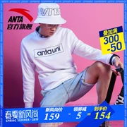 Anta Sweater Men 2019 Xuân Mới Nam Thời trang giản dị Sinh viên Áo thun dài tay Áo thun thể thao - Thể thao lông cừu / jumper