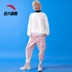 Anta thỏ starling co-brand áo len 2019 mùa thu mới màu đen phiên bản rộng oversize mẫu đôi tay dài thể thao - Thể thao lông cừu / jumper Thể thao lông cừu / jumper