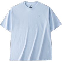 Anta pure cotton short-sleeved couples summer simple solid color bottoming sweater mens and womens same style t-shirt casual top