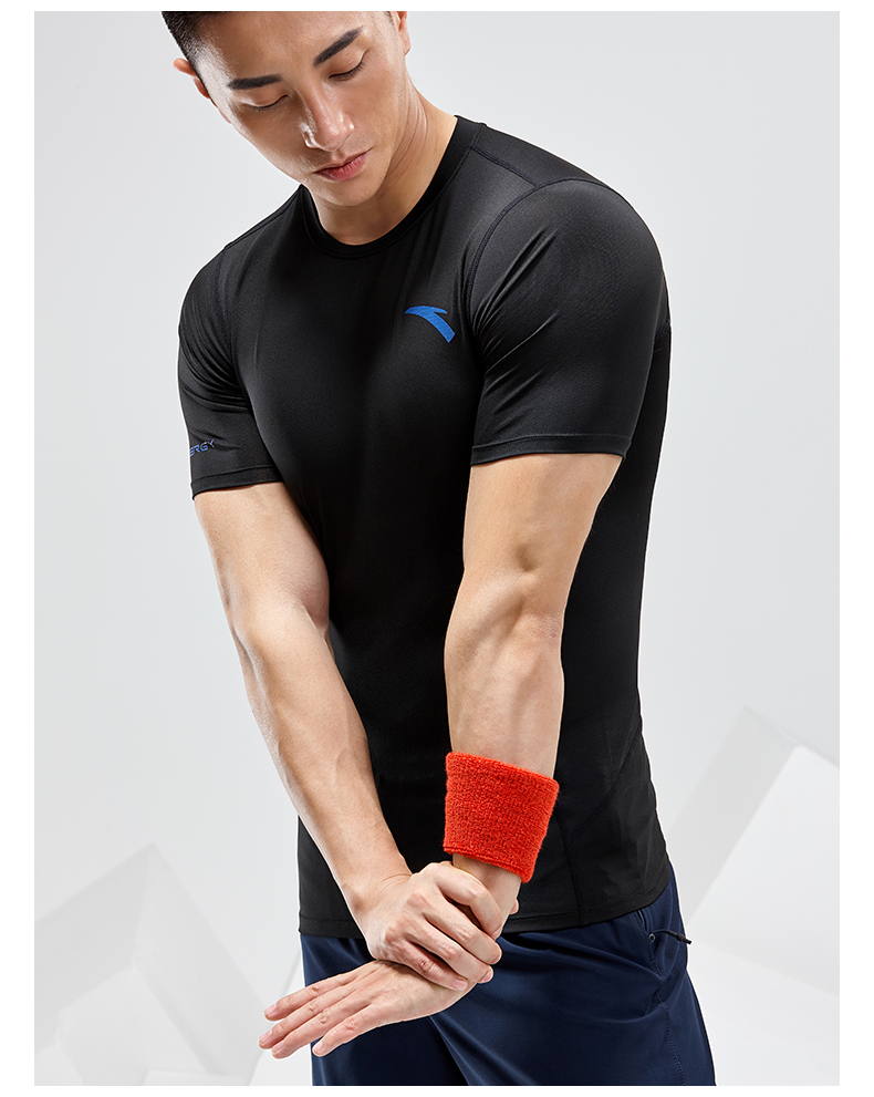 Trang web chính thức của Anta Áo thun nam ngắn tay 2019 hè mới tập gym tập chạy thể thao áo thun nam - Áo phông thể thao áo ba lỗ the thao