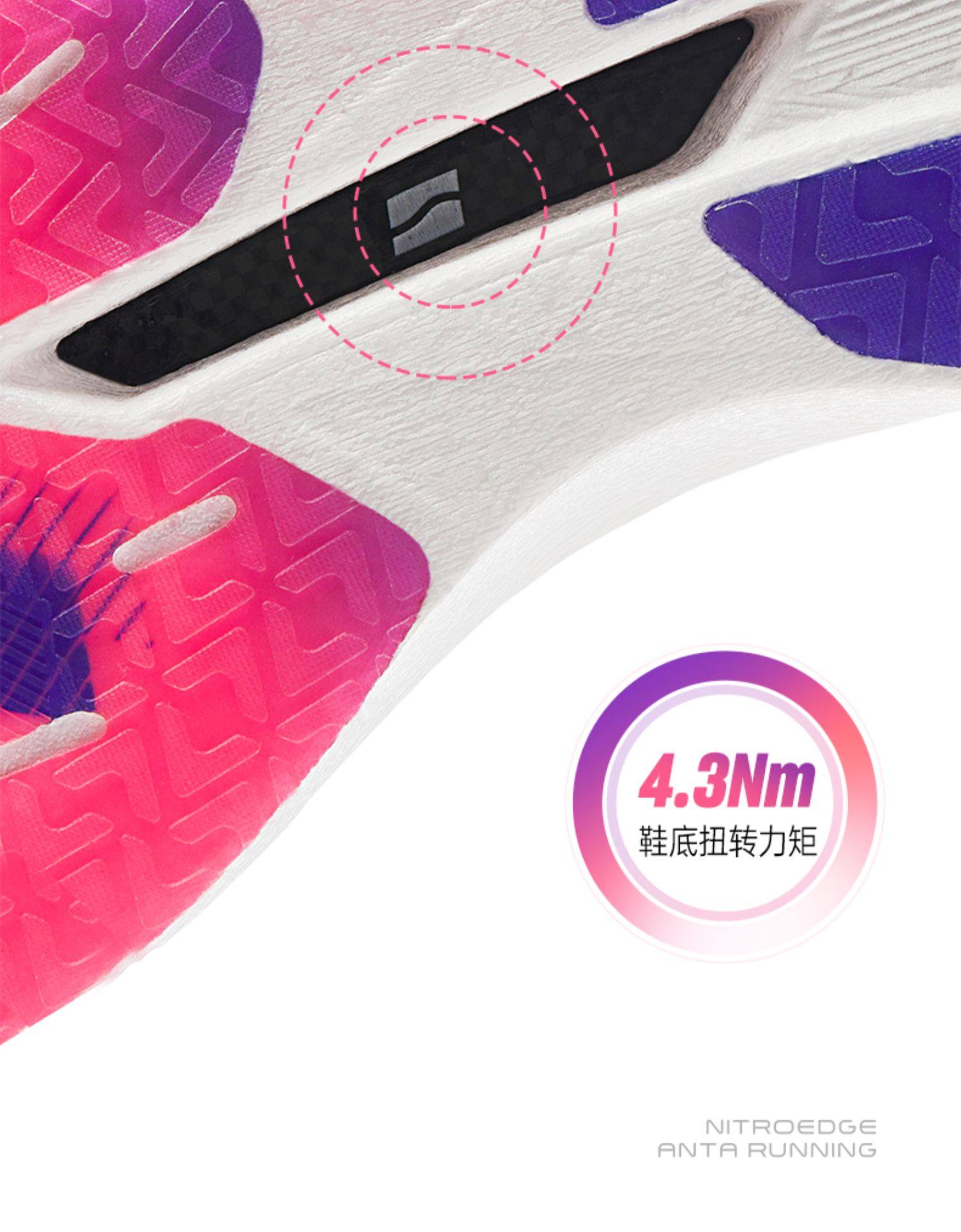 ANTA C202 5 GT Carbon Plate Professional Marathon Women's Running Shoes