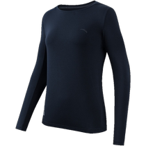 Anta Ice Silk T丨Thin Knitted Long Sleeve T-Shirt Womens Autumn New Yoga Fitness Sports Top Official