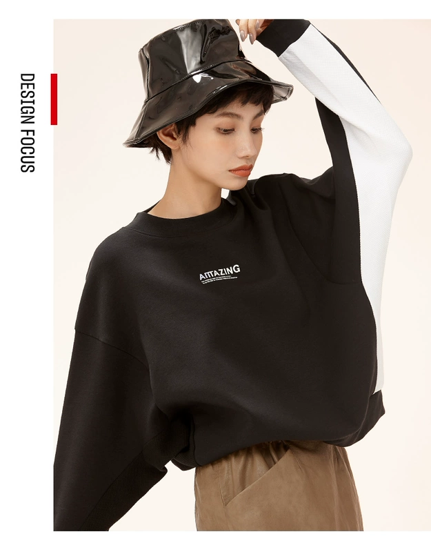 Anta Turtleneck Áo len nữ 2019 Mùa xuân Thời trang mới Vòng cổ tay áo Thể thao Áo len nữ chính thức - Thể thao lông cừu / jumper áo phông dài tay