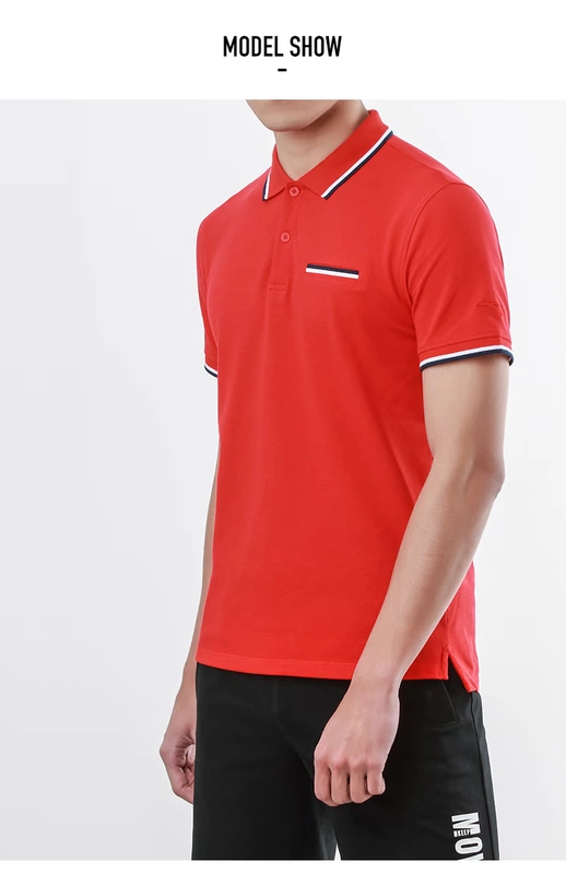 Anta nam 2018 mùa hè người đàn ông mới của polo áo thể thao T-Shirt thời trang ngắn tay áo len nam thun polo