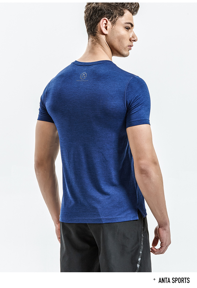 Anta T-Shirt nam 2018 mùa hè mới thoải mái thể thao thoáng khí ngắn tay độ ẩm tập thể dục t-shirt 15827144 áo ba lỗ thể thao nữ