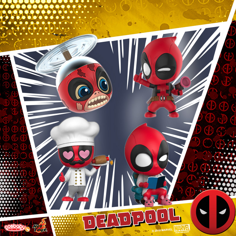 Hot Toys new model deadpool 2COSBABY mini collection doll can do deadpool model