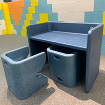 Qiao Keli multifunctional EPP study table storage convenient storage stool toy table handmade kindergarten writing table