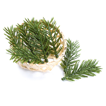 Simulated green plant wreath decoration accessories Christmas pine needles 13cm pine needle wreath landscaping Christmas grass gift box