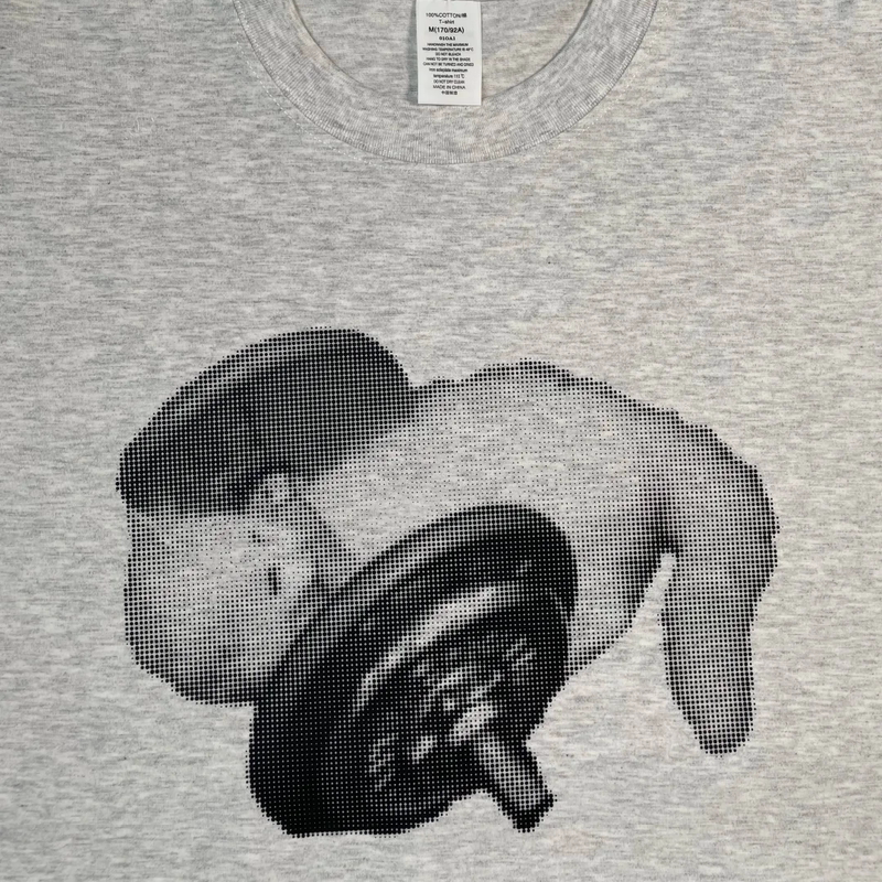 Cat Meme Deadlifts, Everyone Is Exercising, Got a Bit Excited, Doing Bench Press, Polka Dot Print, Unisex Loose-Fitting Short-Sleeve T-Shirt