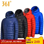 361 độ nam xuống áo khoác mùa đông phong cách mới 361 thời trang thể thao trùm đầu xuống áo ấm