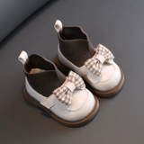 Демисезонная детская флисовая удерживающая тепло обувь для девочек для раннего возраста для принцессы, 1-2 лет, мягкая подошва