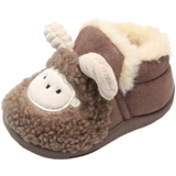 Детские флисовые зимние туфли для мальчиков, детская зимняя обувь, утепленные сапоги