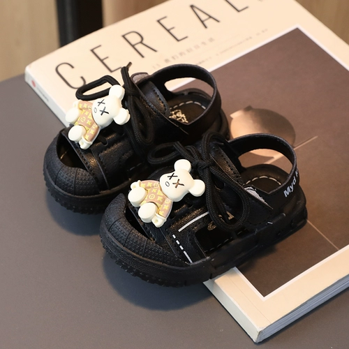 Летние сандалии, детская летняя обувь для раннего возраста, нескользящие коньки, мягкая подошва, 1-3 лет