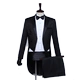 Tuxedo Nam giới Áo khoác mỏng Bộ quần áo phù hợp với nam hợp xướng Phù hợp với sân khấu Trang phục biểu diễn Magic Mens Tuxedo - Suit phù hợp