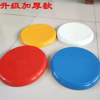 Round stool accessories Daquan School dining table and chair New restaurant stool surface Dining chair low stool surface Red yellow round stool surface