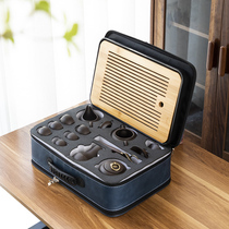 Purple Sand Japanese Simple Household Kung Fu Portable Travel Tea Set with a Pot of Six Cup Gifts Customized Logo