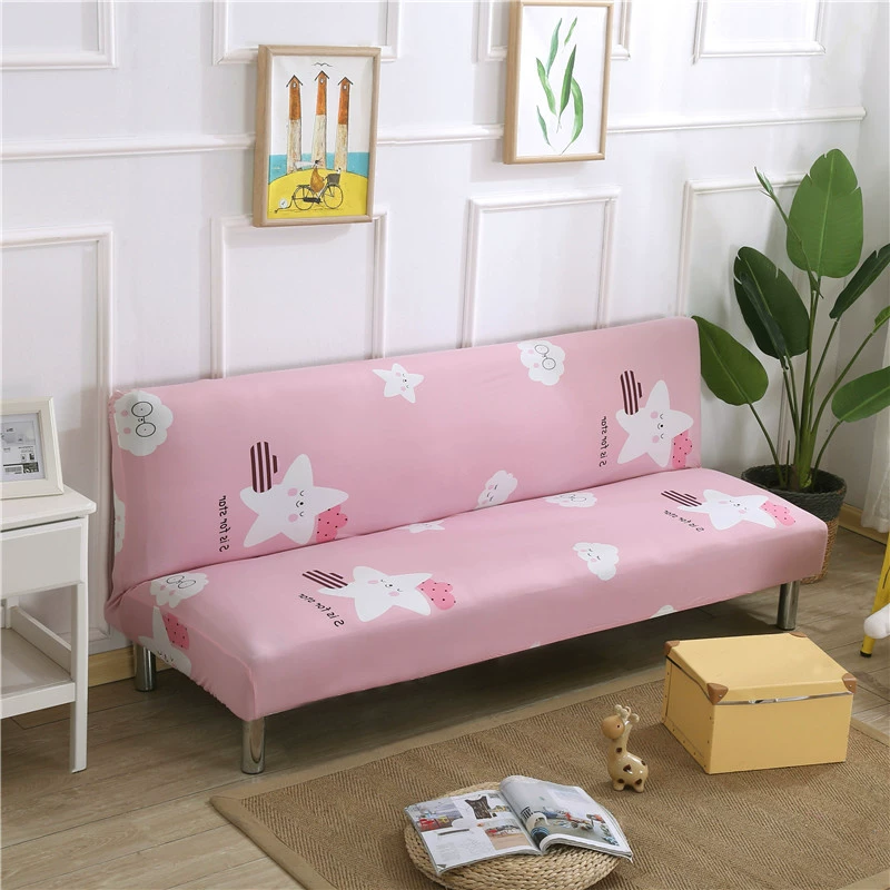 Ghế sofa giường gấp đa năng không có tay vịn bọc ghế sofa bao gồm tất cả các loại vải chống trượt bốn mùa sofa giường bọc bảo vệ đa năng - Bảo vệ bụi