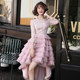 Pink evening dress female 2022 new noble banquet temperament high-end celebrity aura queen host dress