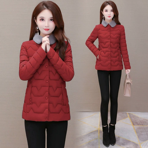 Короткий зимний пуховик, модная легкая и тонкая куртка с пухом, коллекция 2022, в западном стиле
