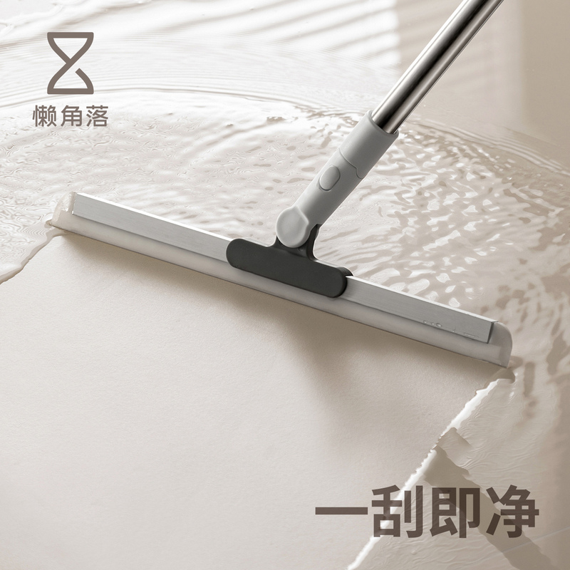 Lazy Corner Water Scraper Magic Broom Mop Floor Scraper Bathroom Toilet Gadget Silicone Floor Cleaner