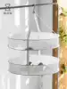 Lazy corner household tile drying basket cardigan socks drying rack Double layer drying rack drying plate 65954
