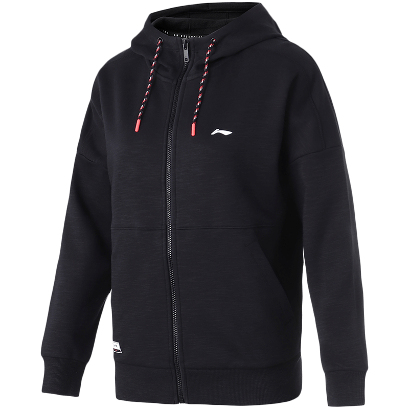 Свитшот Li Ning, кардиган для тренировок с длинным рукавом, модный худи, спортивный костюм