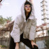 Li Ning ngắn xuống áo khoác của phụ nữ loạt thời trang thể thao mới ấm áp mũ trùm đầu mùa đông trắng xuống quần áo thể thao - Thể thao xuống áo khoác áo lông vũ Thể thao xuống áo khoác