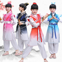 Childrens ancient clothes books Tong Guoguo Apprentice Performances of the kindergarten Three Words of the Costume Han Costumes for the Costume Hanfu Wanzi