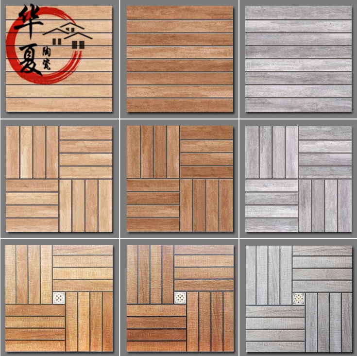 Outdoor courtyard antique brick 600x600 net red tile living room bedroom wood grain tile balcony non-slip floor tile wall tile