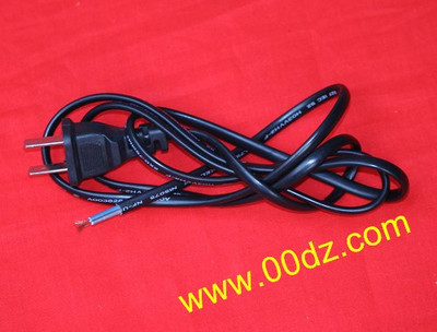 220V power cord with plug Two-core plug power cord Power supply cable is available in 50cm and 1m