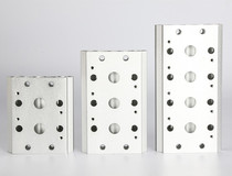 airtac 4V110-08 solenoid valve connection sub-base busbar plate 100M2F 3F 4F 5F 6 8F bit