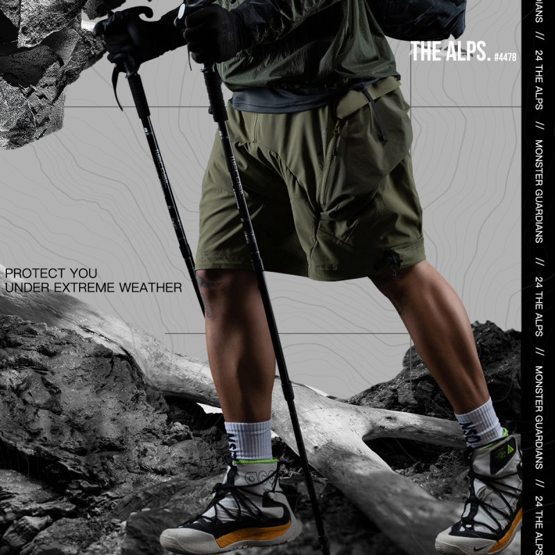 Monster Guardians Guardian Series Outdoor Waterproof Breathable Casual Sports Work Shorts Men's Summer