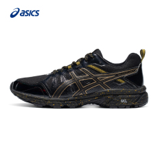 Кроссовки asics亚瑟士跑鞋男越野gel-venture 7复古黑色运动鞋1011a948-002