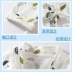 Bộ đồ ngủ nữ mùa xuân và mùa thu sợi cotton tinh khiết mùa hè sợi cotton phong cách Nhật Bản kimono thuần cotton sợi cotton mỏng Nhật Bản trắng phục vụ tại nhà - Cha mẹ và con