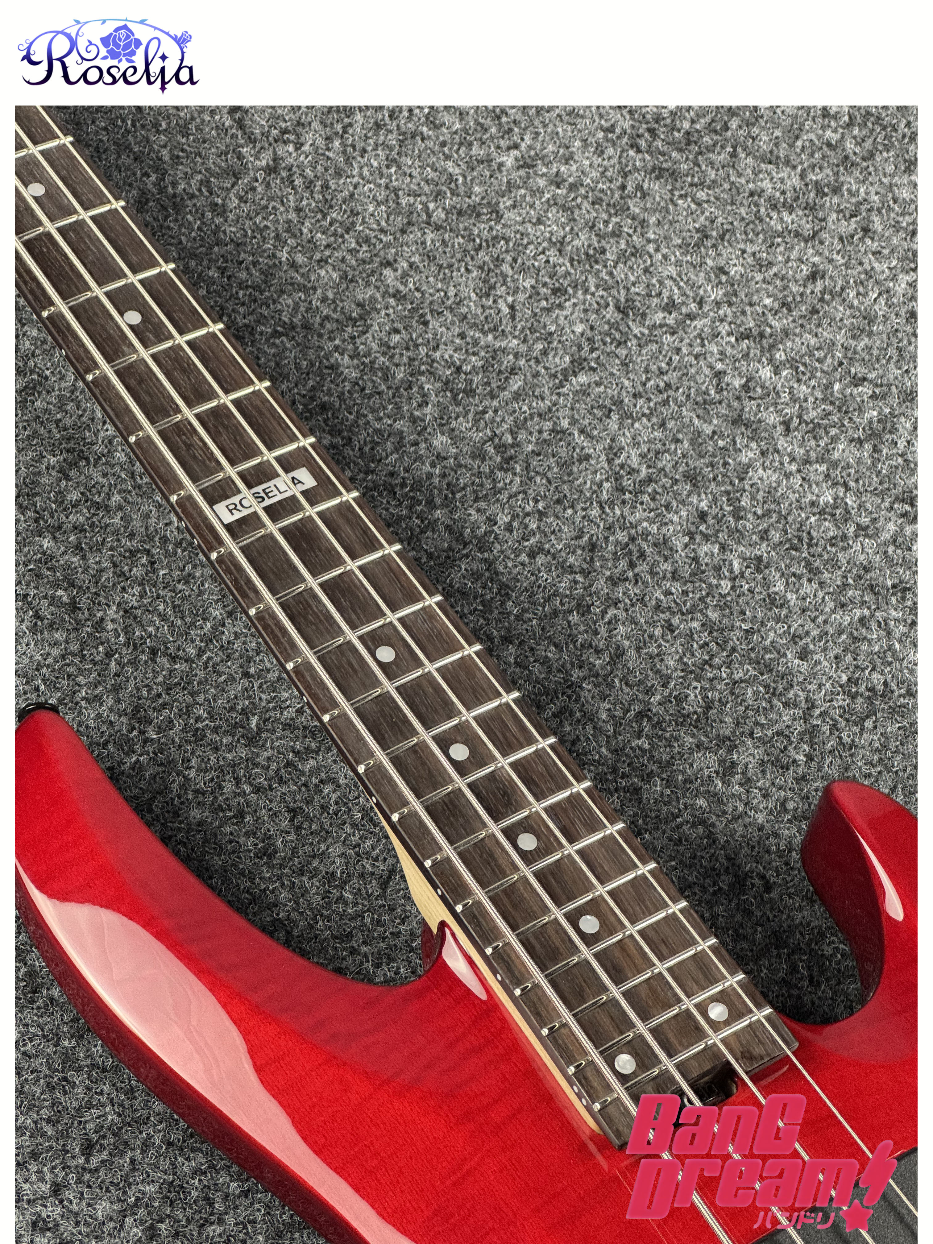 Esp bang dream! roselia risa imai btl lisa style electric bass