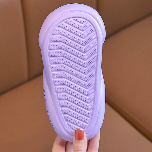 Детские тапочки, летняя нескользящая обувь, милые слайдеры, мягкая подошва