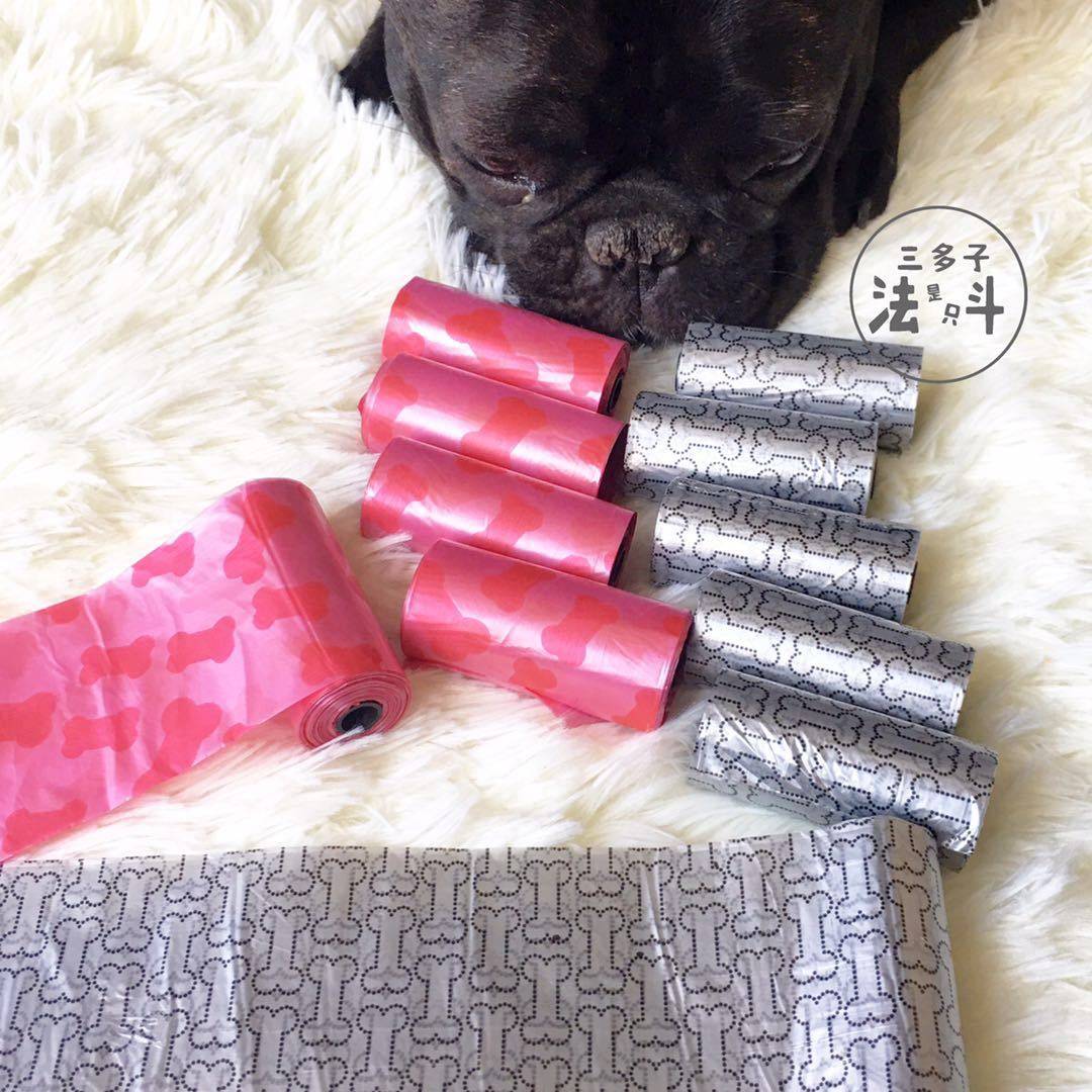 With your hand strap-pooch pick up the bag ten poo bag for going out garbage bags with you ten toilet supplement replacement cartoon