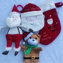 Christmas Old Hand Puppet Doll Nursery School Performance Appeasement Baby God Instrumental Christmas Gift Original Single Clear Bin