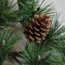 False pine branches simulation pine needles fake leaves horsetail pine branches welcome pine leaves garden landscape decorative flowers