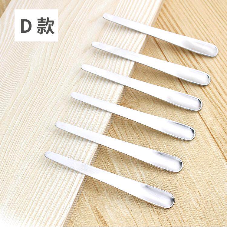 Stainless steel long handle chef small seasoning spoon condiment spoon spoon seasoning spoon milk tea spoon coffee stirring spoon