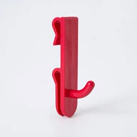 Красный средний двойной подвесной одинарный крючок